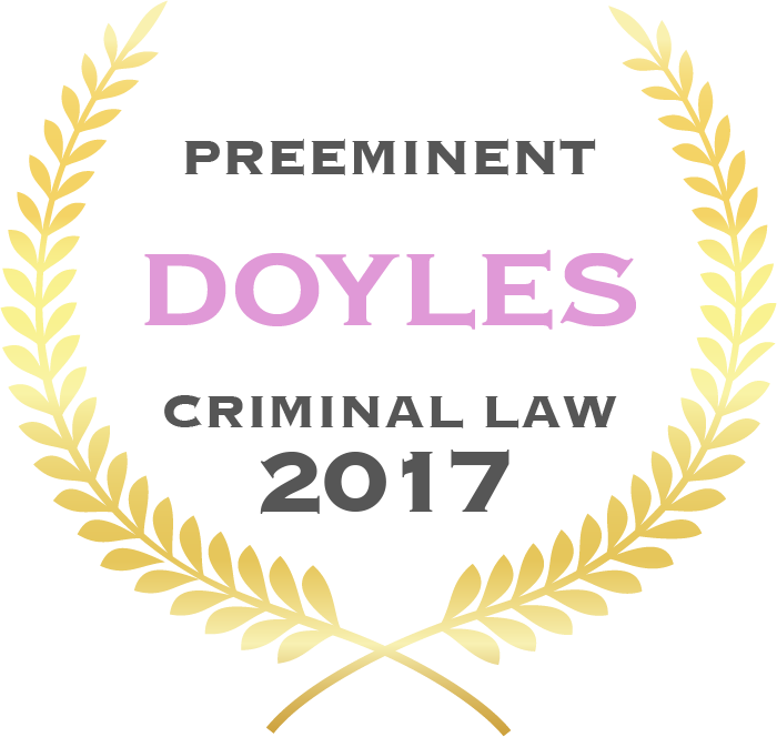 Criminal Law - Preeminent 2017 - Fisher Dore Lawyers