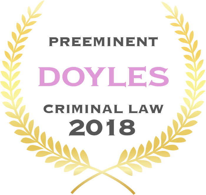 Criminal Law - Preeminent 2018 - Fisher Dore Lawyers