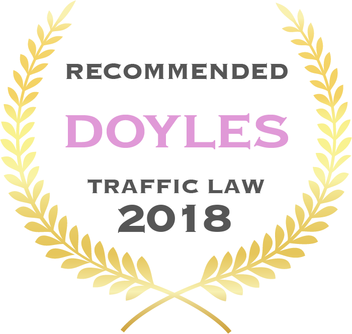 Traffic Law - Recommended 2018 - Fisher Dore Lawyers